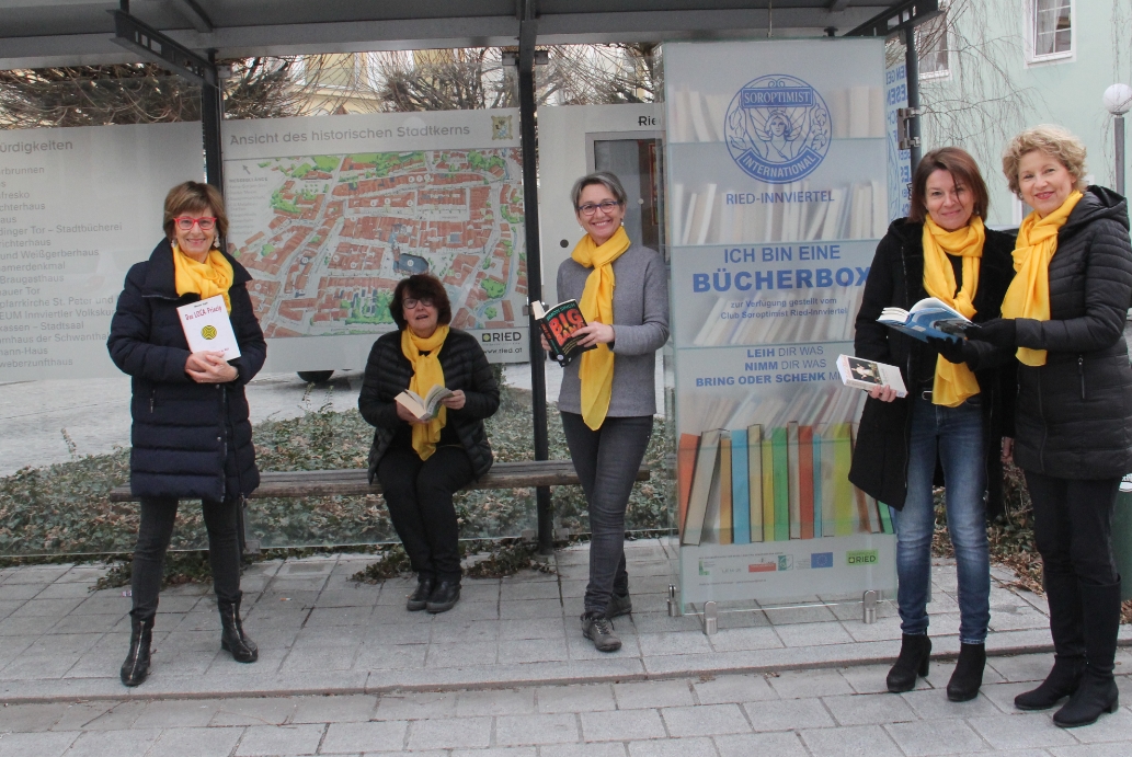 Bücherbox in Ried fertiggestellt